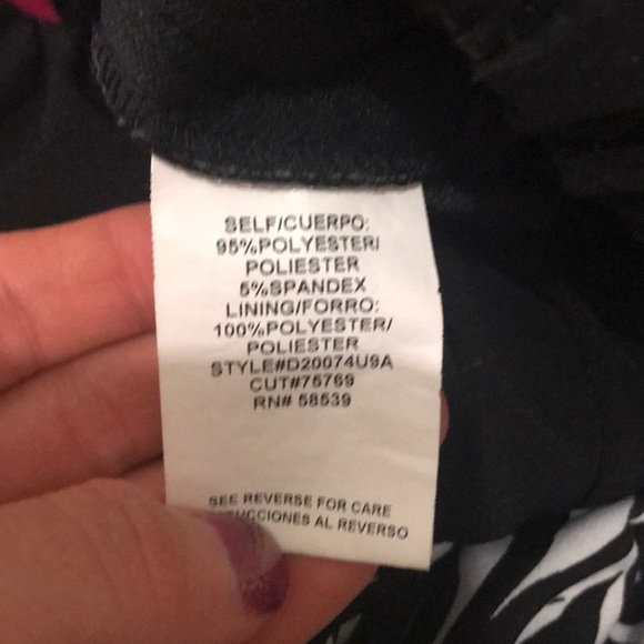 Speeckless Strapless Zebra Print Dress - Picture 4 of 8